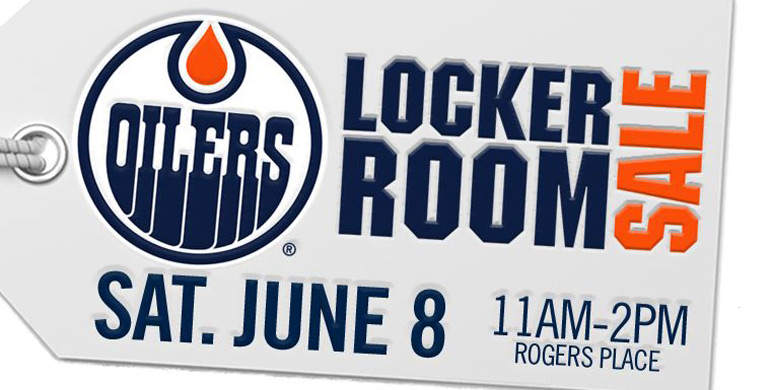 Oilers host locker room sale offering game-used merchandise