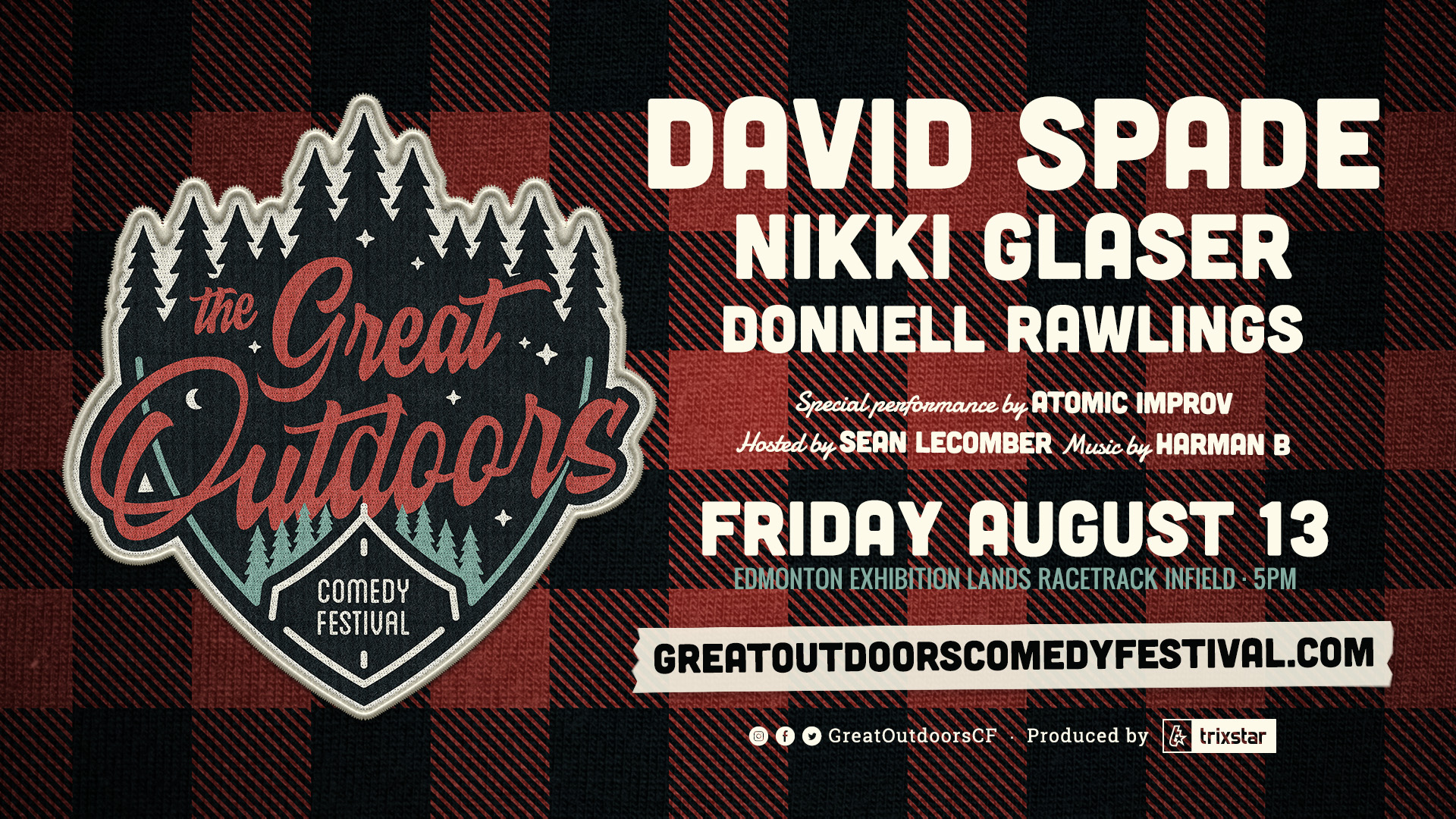 Great Outdoor Comedy Festival David Spade CISN Country Edmonton