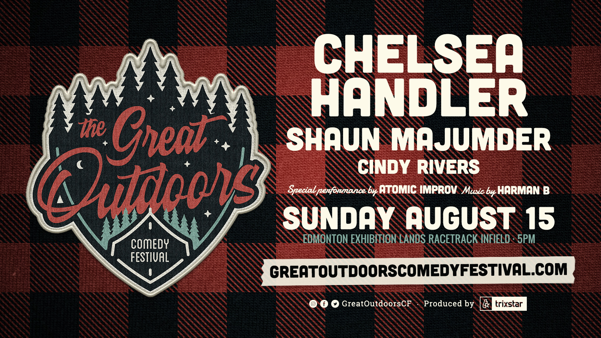 Great Outdoor Comedy Festival Chelsea Handler CISN Country Edmonton