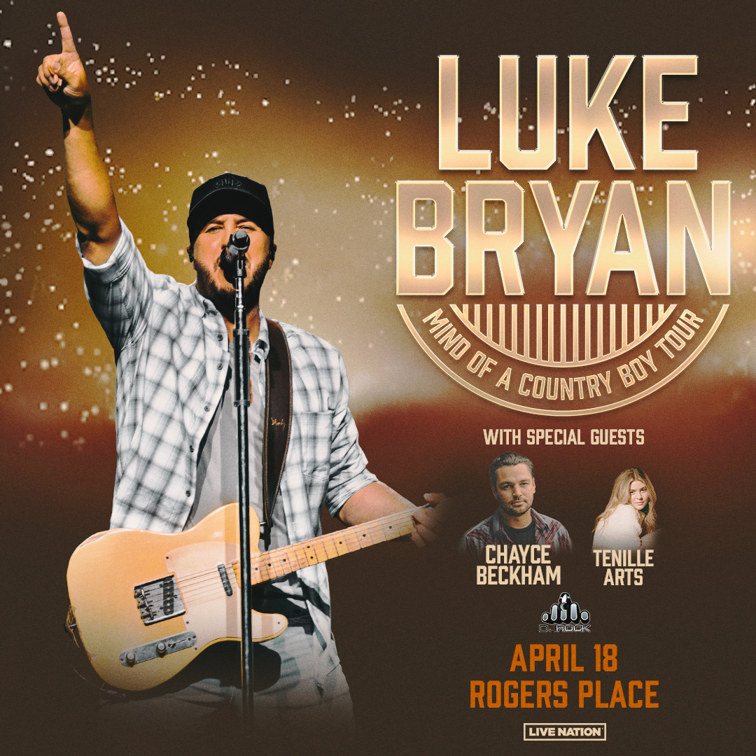 Luke Bryan Mind of a Country Boy Tour CISN Country Edmonton